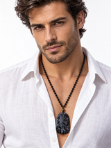 Dragon Noir — Men’s Adjustable Pendant Necklace