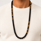 Midnight Ember | Beaded Necklace
