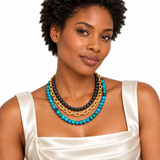 Terra Blue Layered Necklace