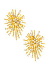 Crystal Starburst Stud Earring