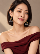 Love in Motion Two-Tone Earrings