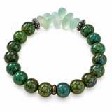 Verdant Glass-Look Bracelet