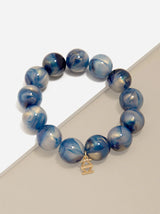 Chunky Iridescent Beaded Bracelet - Assorted Colors