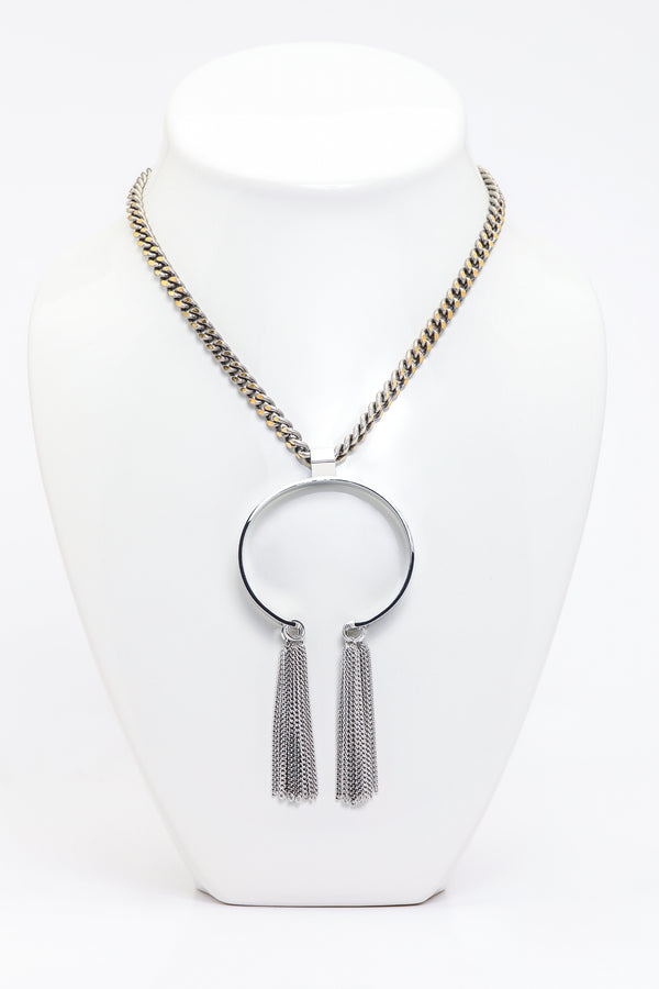 Horns By the Fringe (Statement Necklace)